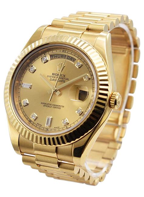 pre owned presidential rolex|Rolex president 41mm for sale.